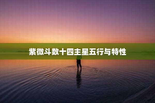 紫微斗数十四主星五行与特性