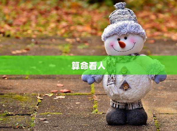 算命看人