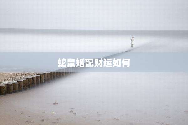 蛇鼠婚配财运如何