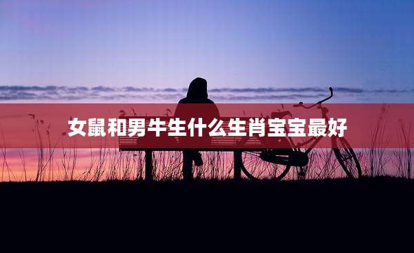 女鼠和男牛生什么生肖宝宝最好
