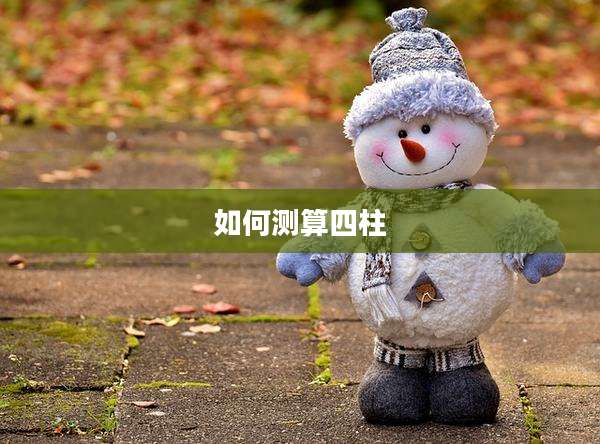 如何测算四柱