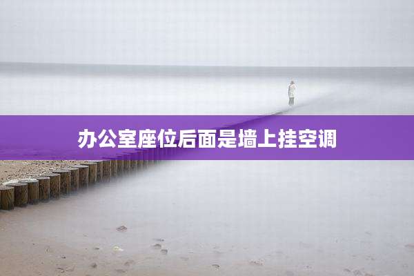 办公室座位后面是墙上挂空调