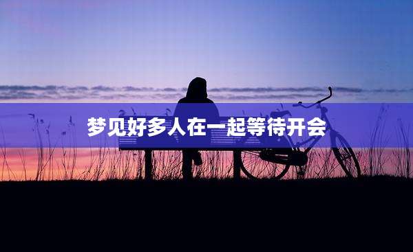 梦见好多人在一起等待开会