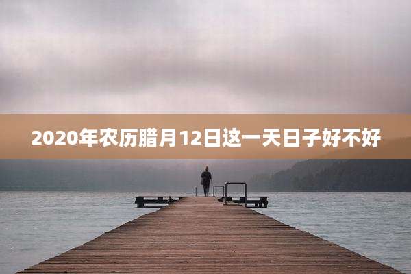2020年农历腊月12日这一天日子好不好