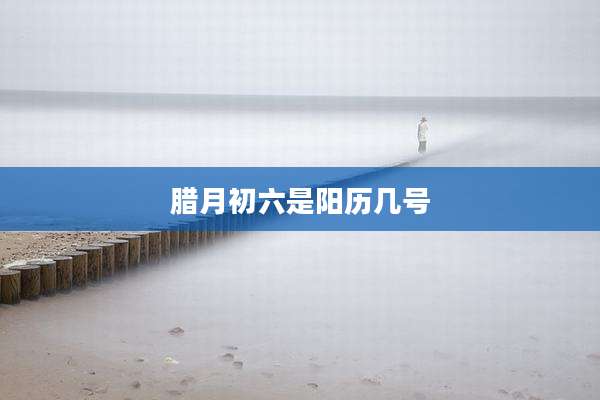 腊月初六是阳历几号