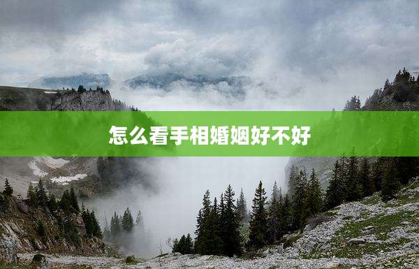怎么看手相婚姻好不好