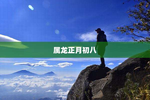 属龙正月初八