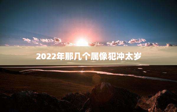 2022年那几个属像犯冲太岁