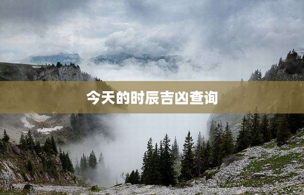 今天的时辰吉凶查询