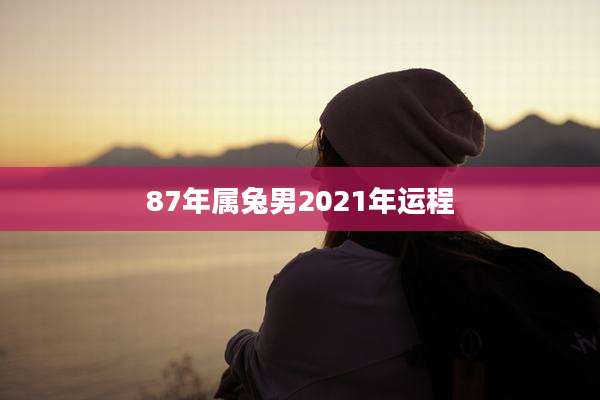 87年属兔男2021年运程