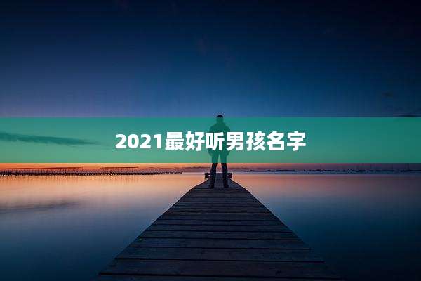 2021最好听男孩名字