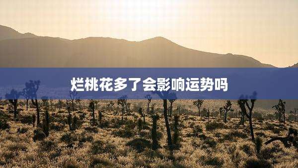 烂桃花多了会影响运势吗