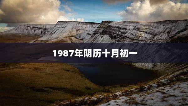 1987年阴历十月初一