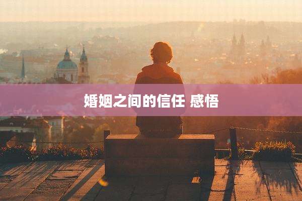 婚姻之间的信任 感悟