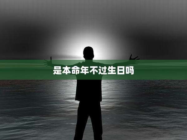 是本命年不过生日吗