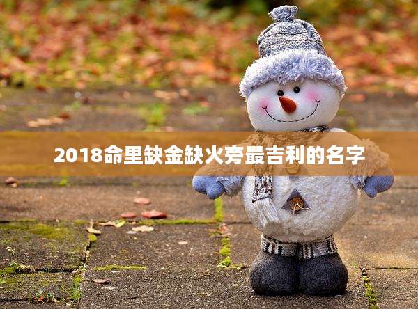 2018命里缺金缺火旁最吉利的名字
