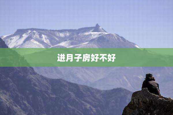 进月子房好不好