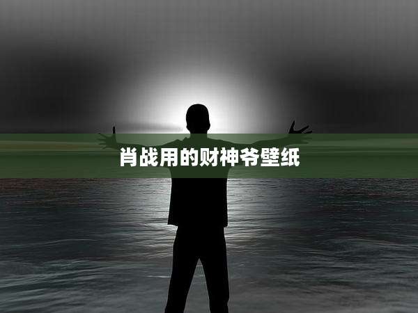 肖战用的财神爷壁纸