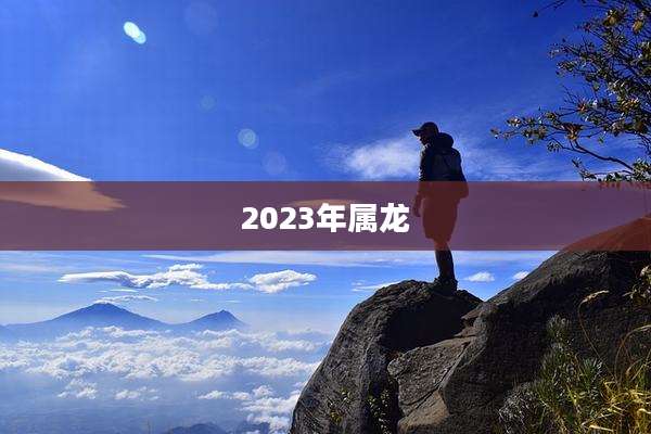 2023年属龙