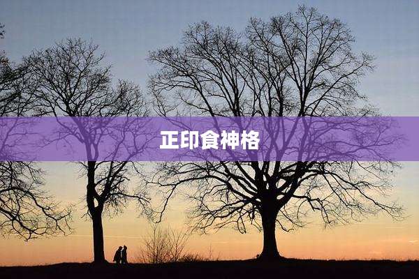 正印食神格