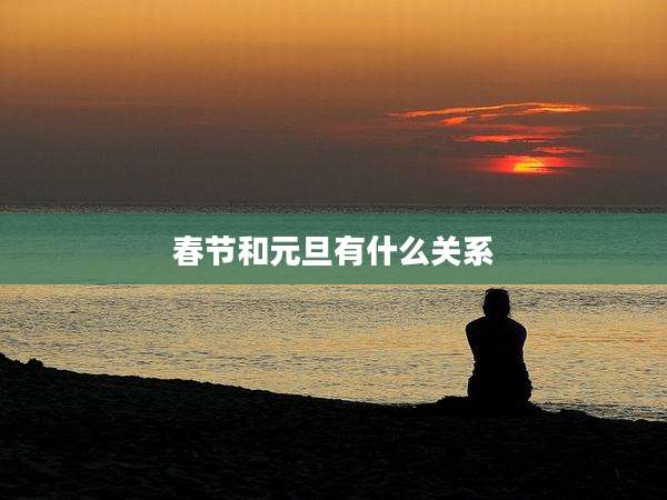 春节和元旦有什么关系