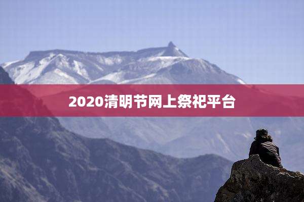 2020清明节网上祭祀平台