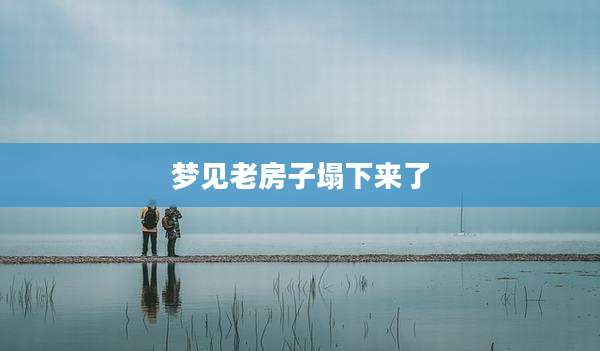 梦见老房子塌下来了