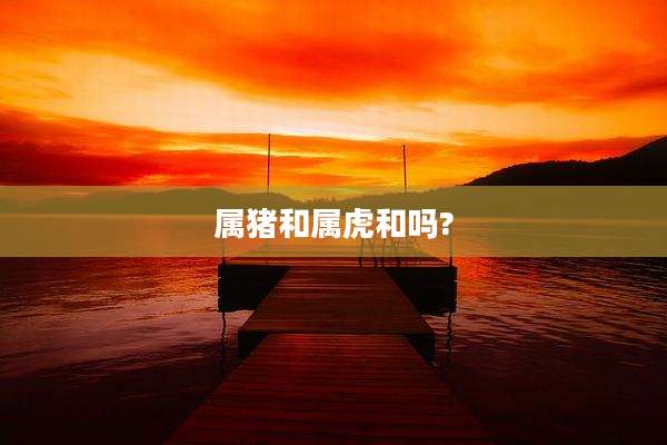 属猪和属虎和吗?