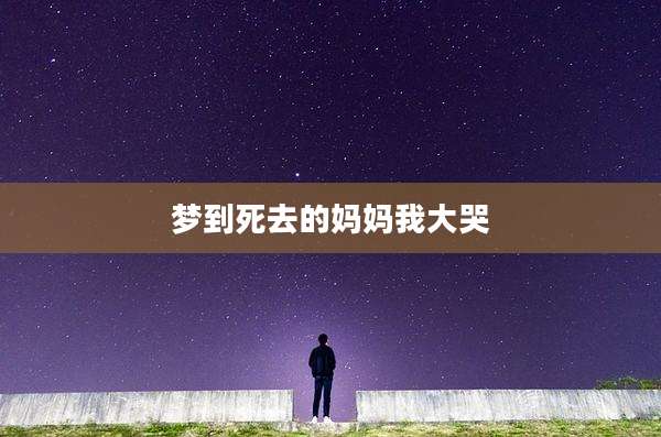梦到死去的妈妈我大哭