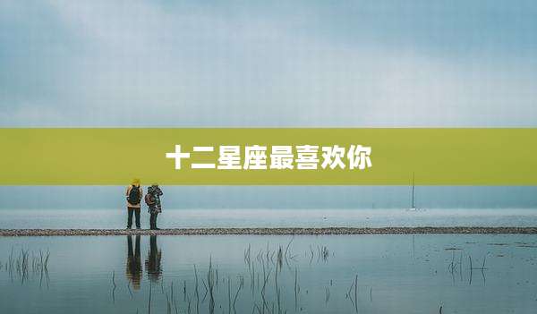 十二星座最喜欢你