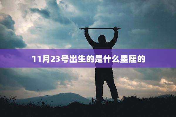 11月23号出生的是什么星座的