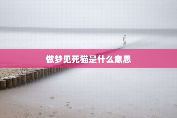 做梦见死猫是什么意思