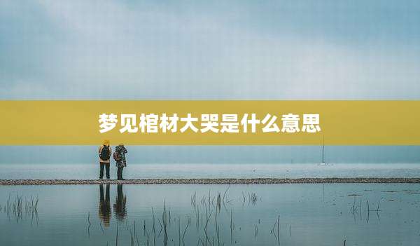 梦见棺材大哭是什么意思