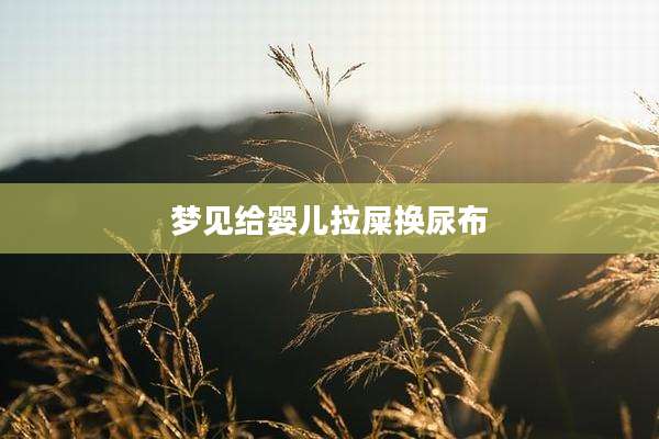 梦见给婴儿拉屎换尿布