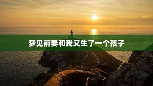 梦见前妻和我又生了一个孩子