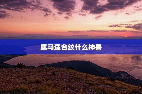 属马适合纹什么神兽