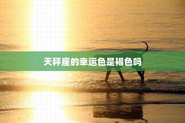 天秤座的幸运色是褐色吗
