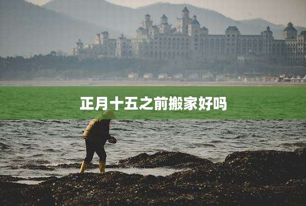 正月十五之前搬家好吗