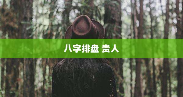 八字排盘 贵人