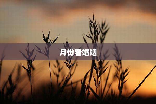 月份看婚姻