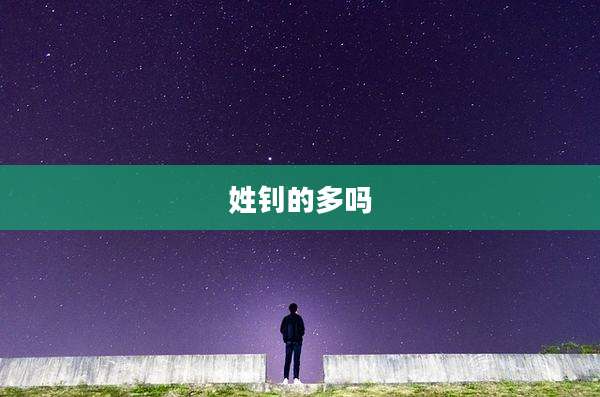 姓钊的多吗
