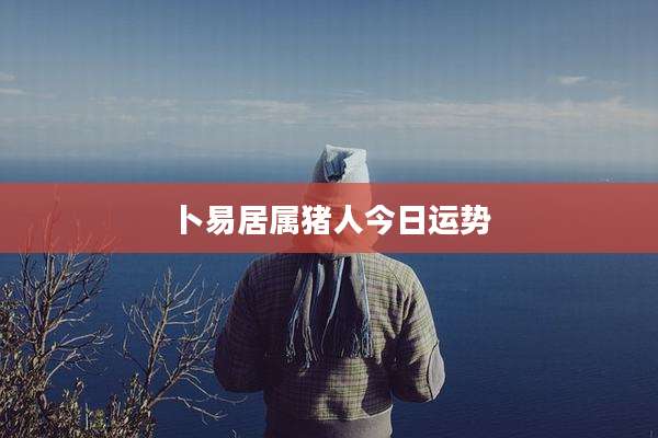 卜易居属猪人今日运势