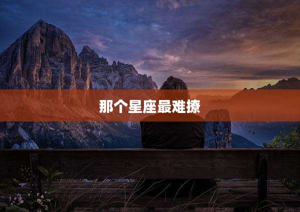 那个星座最难撩