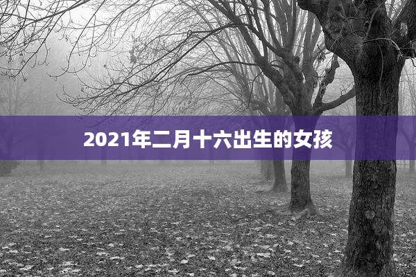 2021年二月十六出生的女孩