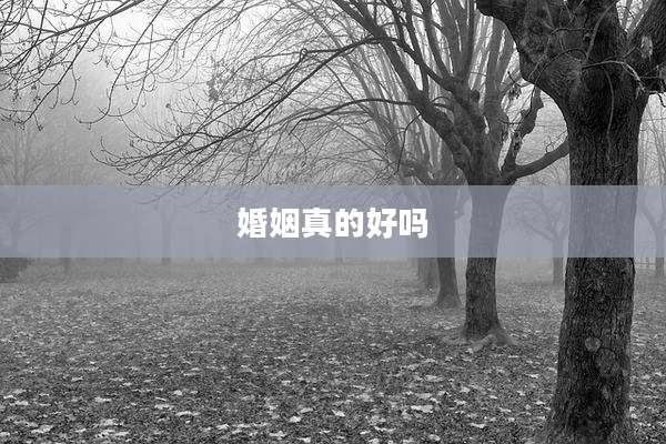婚姻真的好吗