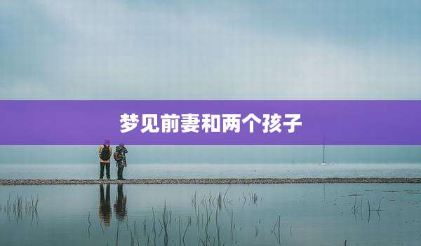 梦见前妻和两个孩子