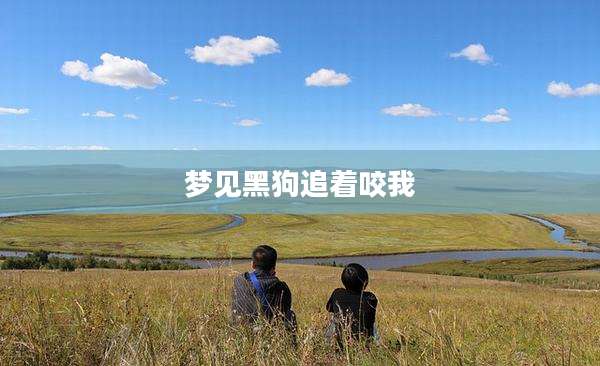 梦见黑狗追着咬我