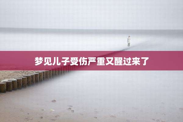 梦见儿子受伤严重又醒过来了