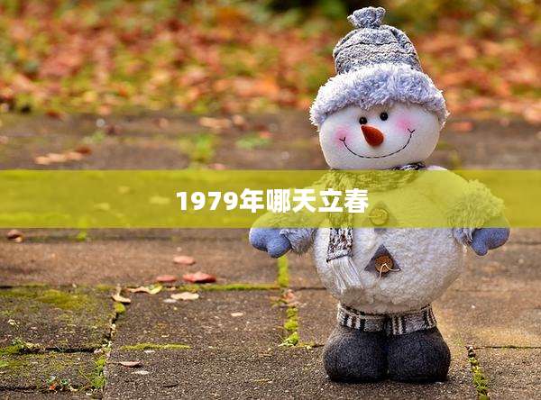 1979年哪天立春