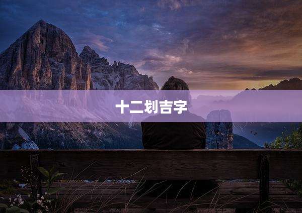 十二划吉字